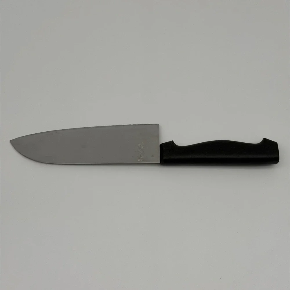 Vintage Ginsu 2000 Serrated Kitchen Chef Knife Stainless Steel 6.5